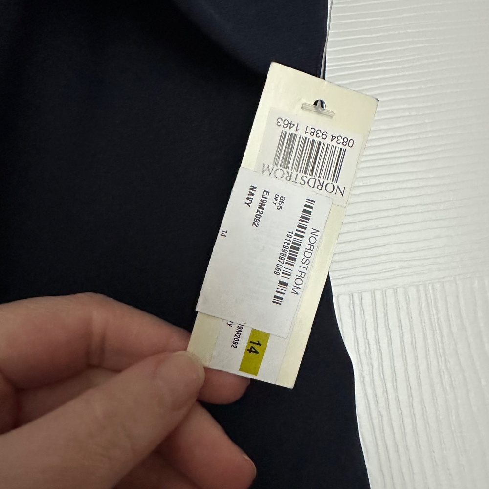 Navy Eliza J Dress – Size 14 – Classic Elegant Style - Picture 4 of 4
